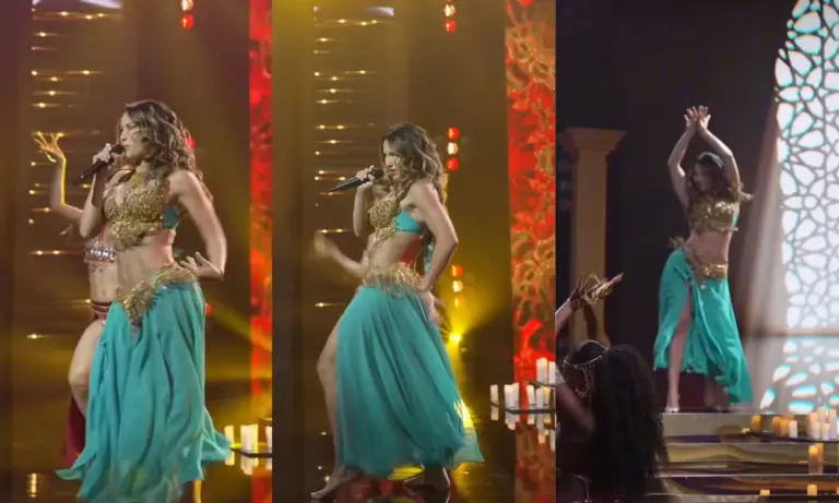 Alejandra Jaramillo deslumbra interpretando a Shakira en la Teletón USA 2025