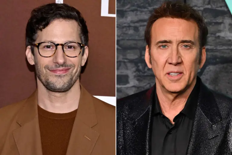 Lo que Andy Samberg reveló sobre trabajar con Nicolas Cage te dejará boquiabierto