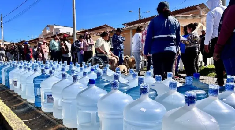 Campaña de donación de agua en Quito