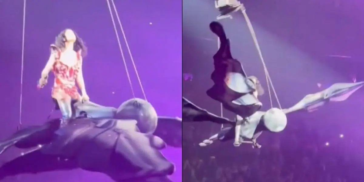La increíble caída que casi sufren Katy Perry desde su plataforma voladora- Últimas noticias Ecuador