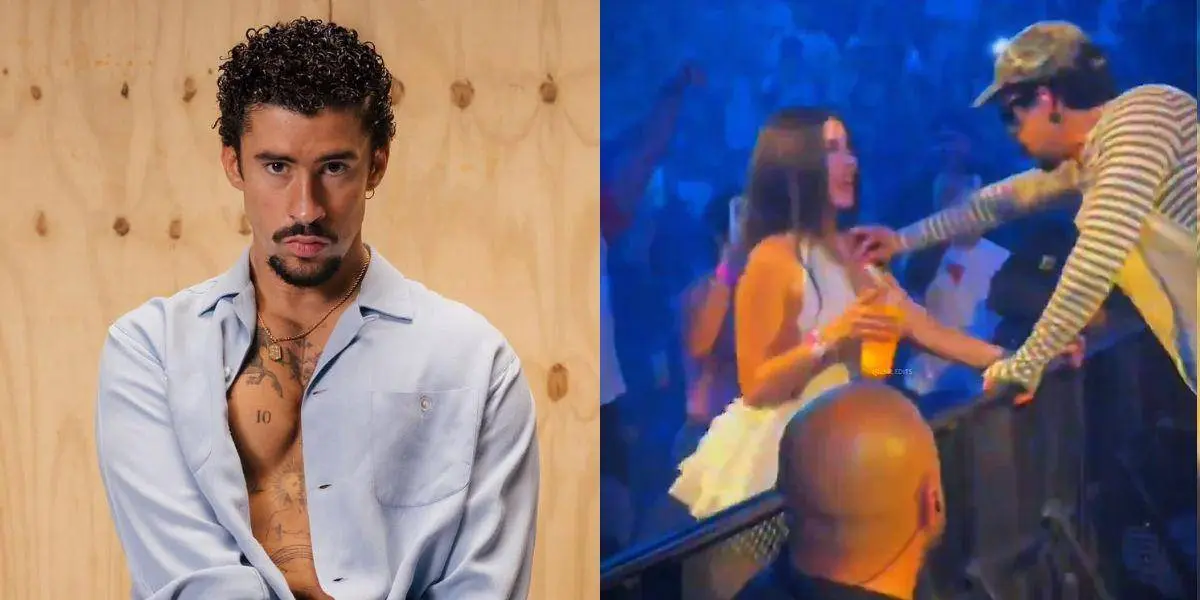 Bad Bunny causa revuelo al ajustar el escote de una fan en pleno concierto- Últimas noticias Ecuador