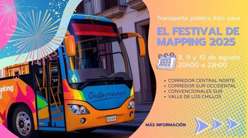 Plan de transporte para Festival ‘Quito, Luz de América’- Últimas noticias Ecuador