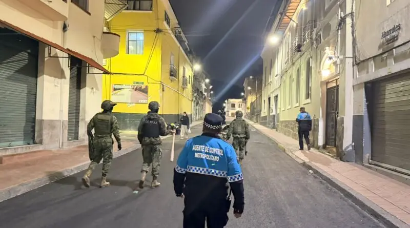 Operativo en Centro Histórico retira armas y drogas- Últimas noticias Ecuador