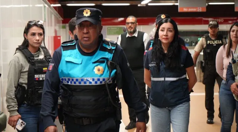 Operativo de seguridad en estaciones del Metro de Quito- Últimas noticias Ecuador