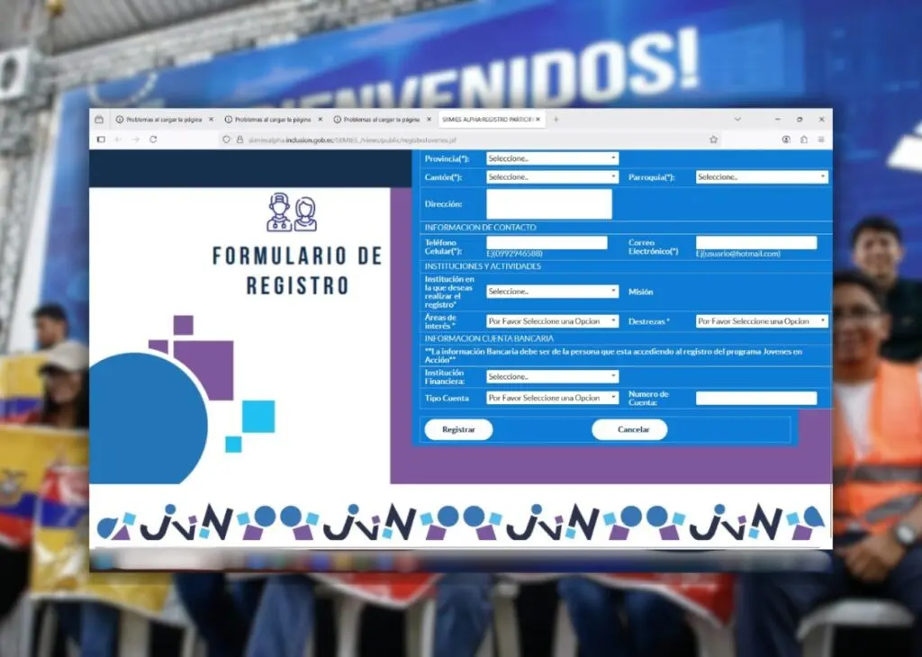 ¡Crisis en la inscripción de Jóvenes en Acción! ¿Qué sucede realmente?- Últimas noticias Ecuador
