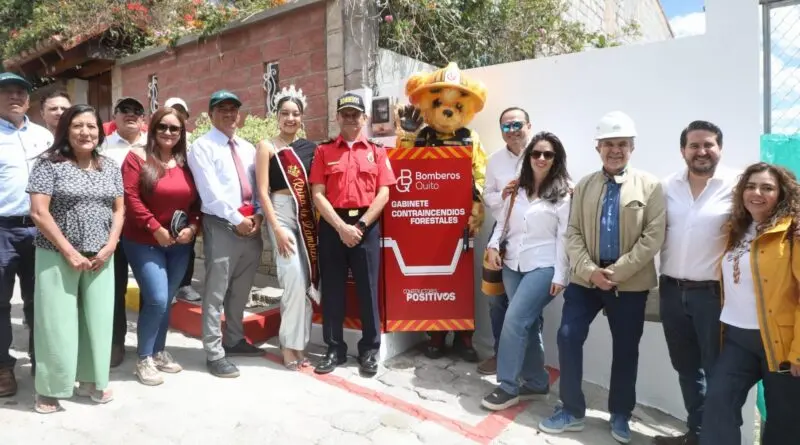 Nuevo Gabinete Contraincendios implementado en Zámbiza- Últimas noticias Ecuador
