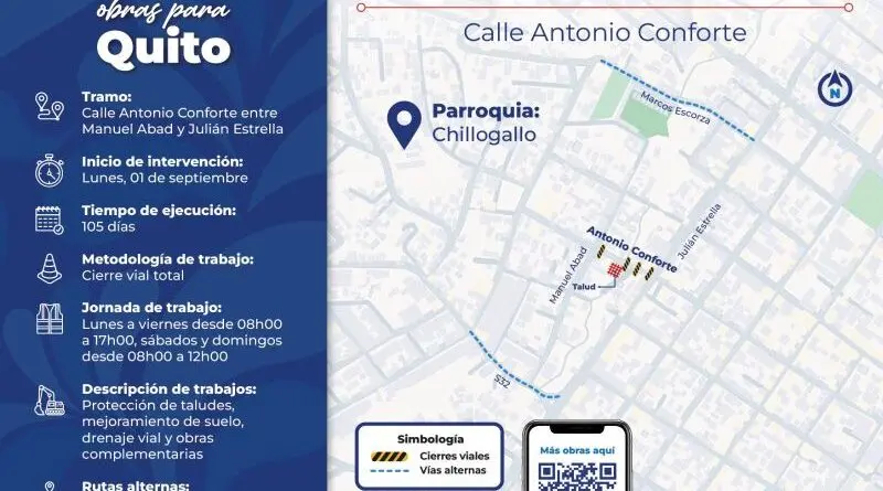 Inicia construcción de colector de agua en Quito- Últimas noticias Ecuador