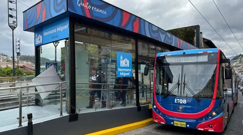 Cambios temporales en el Trolebús de Quito- Últimas noticias Ecuador