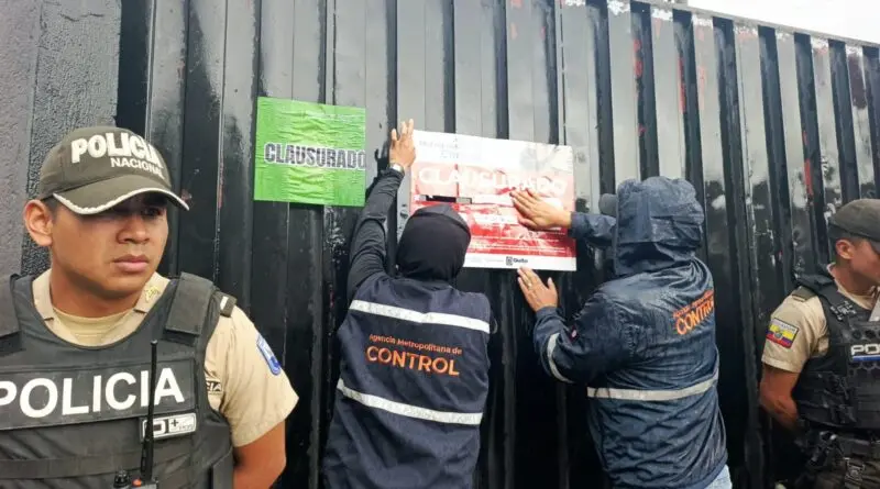 Clausuran centro de tolerancia en La Bota, Quito- Últimas noticias Ecuador