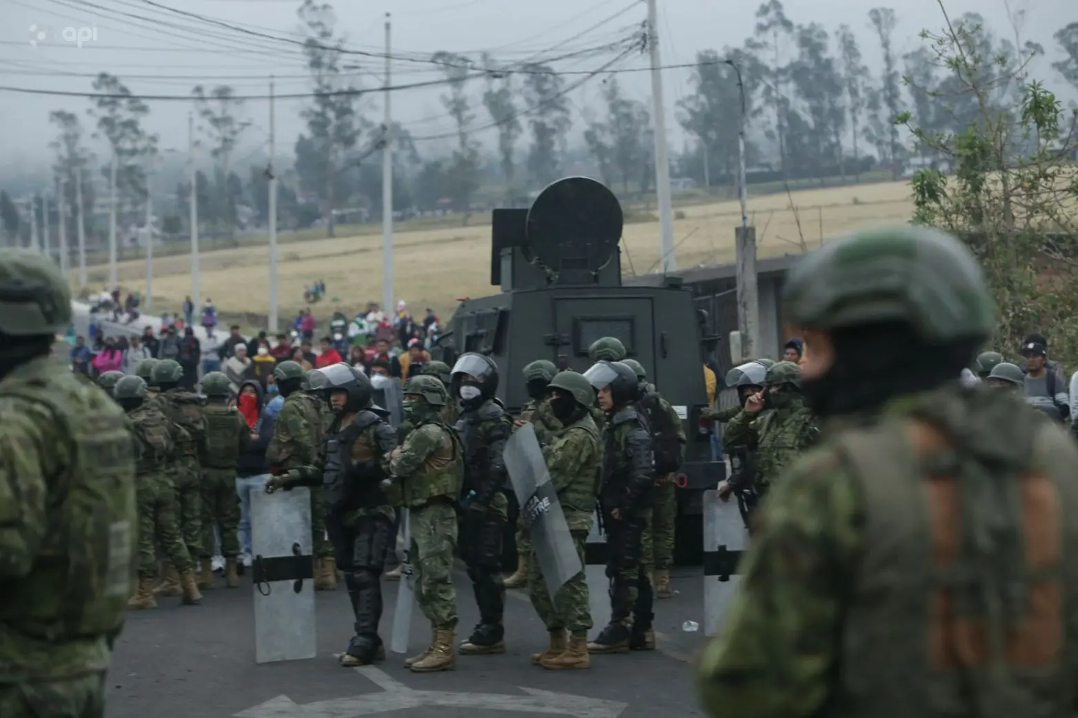 Convoy humanitario atacado en medio del paro nacional- Últimas noticias Ecuador
