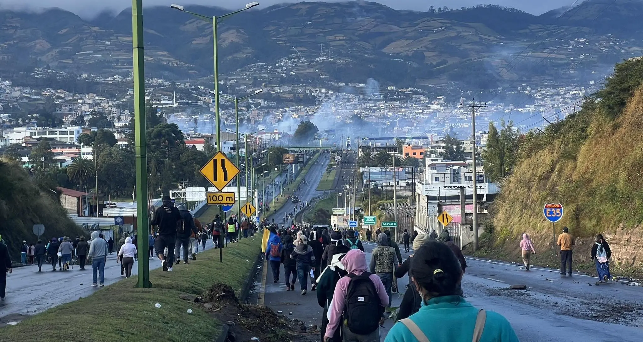 137 detenidos en masivas protestas ecuatorianas- Últimas noticias Ecuador