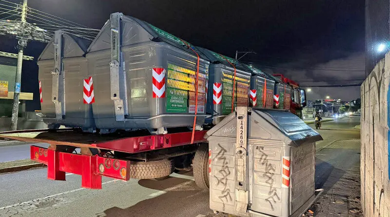 Instalación de nuevos contenedores de basura en Quito- Últimas noticias Ecuador