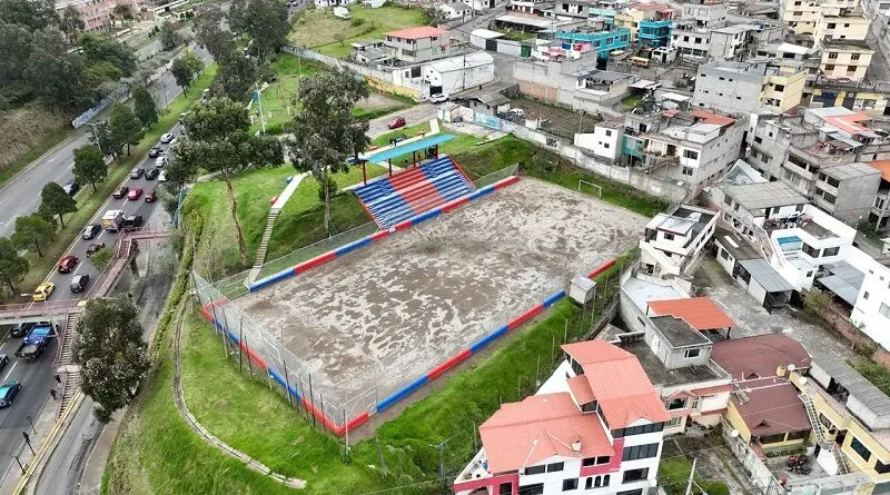 Nuevo parque y cancha mejoran recreación en San Rafael- Últimas noticias Ecuador