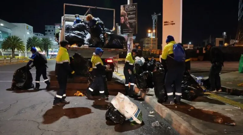 Quito limpia tras conciertos de Shakira con gran esfuerzo- Últimas noticias Ecuador