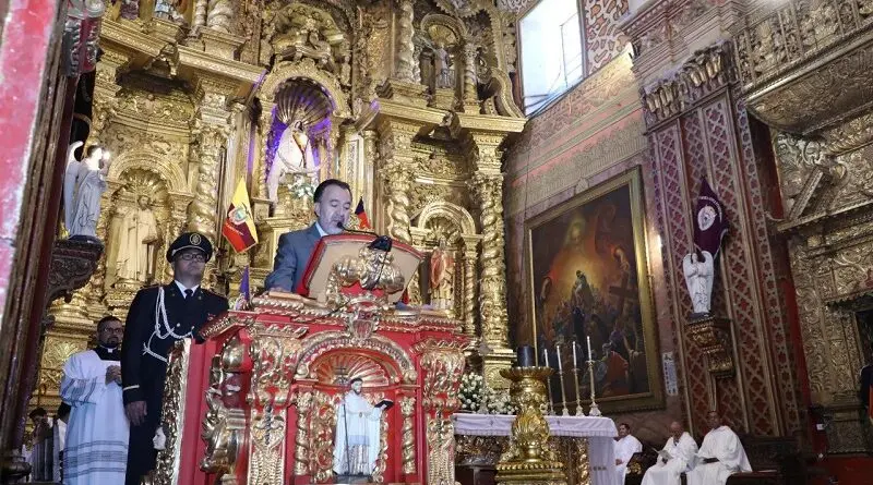 Inician Fiestas de Quito con Te Deum en La Merced- Últimas noticias Ecuador