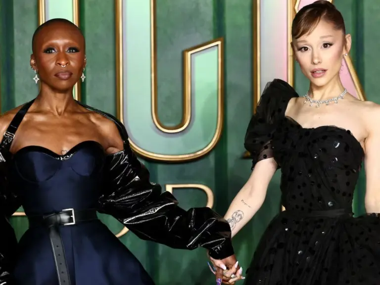 La sorpresa en la alfombra amarilla que involucró a Ariana Grande y Cynthia Erivo