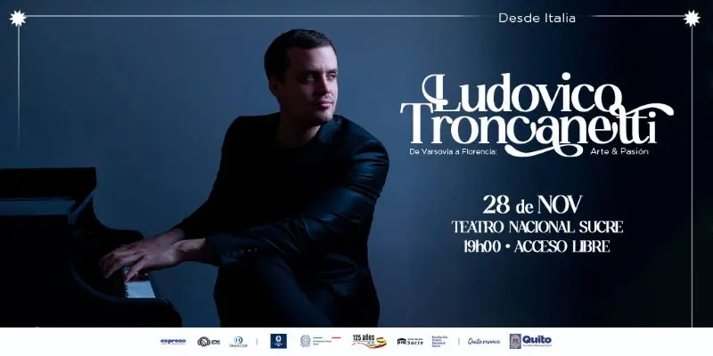 Ludovico Troncanetti ofrece concierto en el Teatro Sucre- Últimas noticias Ecuador