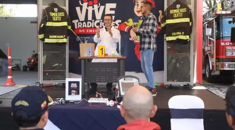 Campaña de Bomberos busca reducir riesgos por pirotecnia- Últimas noticias Ecuador