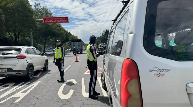 Quito implementa operativos de control de seguridad vial- Últimas noticias Ecuador