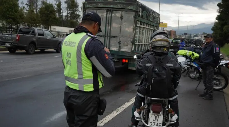 Controles de motocicletas en Quito durante 2025- Últimas noticias Ecuador