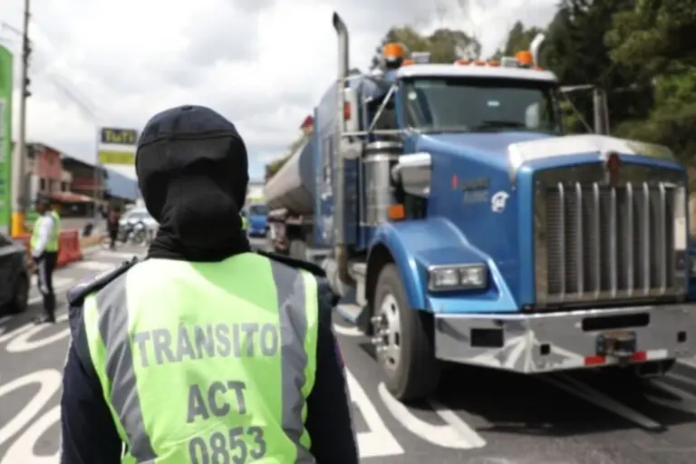 Controles de transporte pesado en Quito