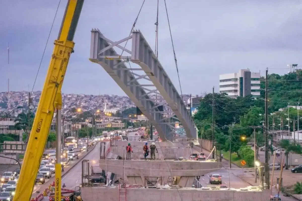 Avanza construcción de paso elevado en Guayaquil- Últimas noticias Ecuador