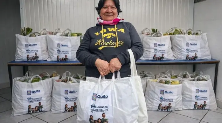 Iniciativa alimentaria apoya a familias vulnerables en Quito