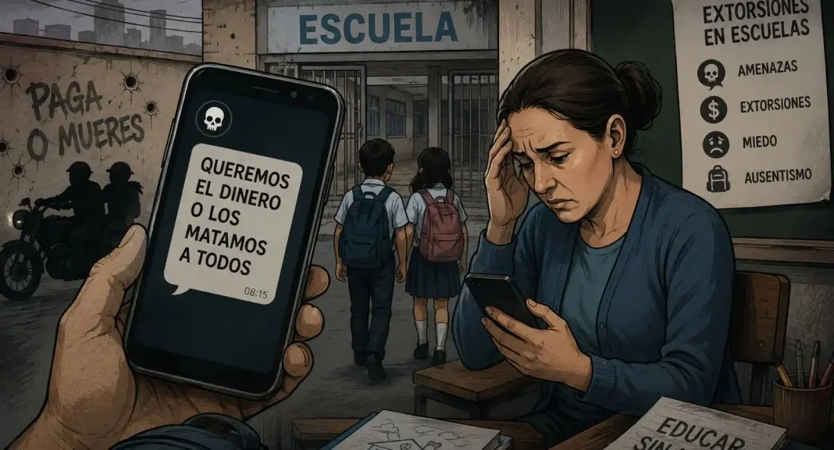 Escuelas bajo amenazas y extorsión- Últimas noticias Ecuador