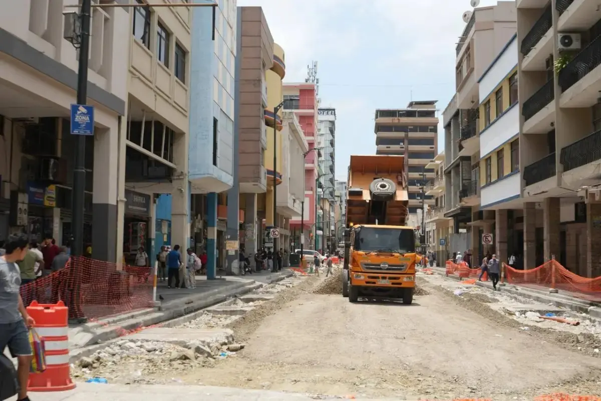 Reconstrucción de Clemente Ballén avanza con varios frentes en Guayaquil- Últimas noticias Ecuador